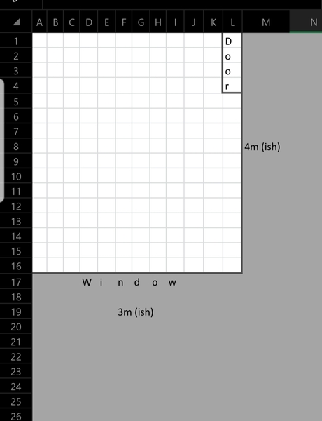 Is this room too small for a corner sofa?
