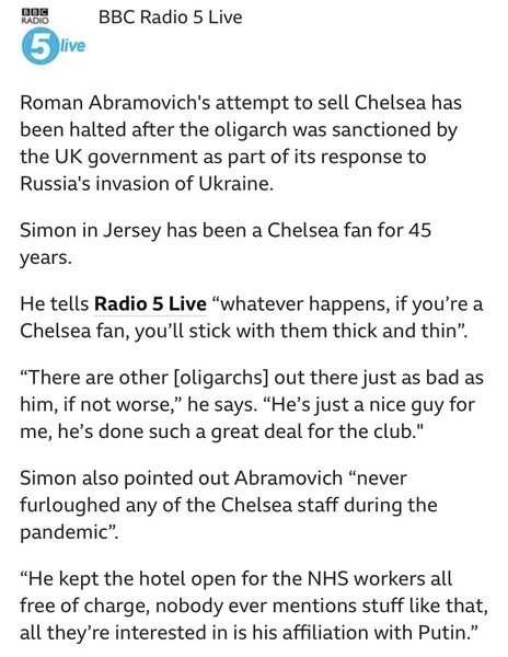 Tone deaf Chelsea supporters