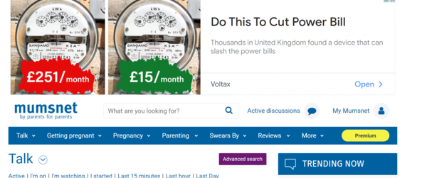 Suspicious advert on MN