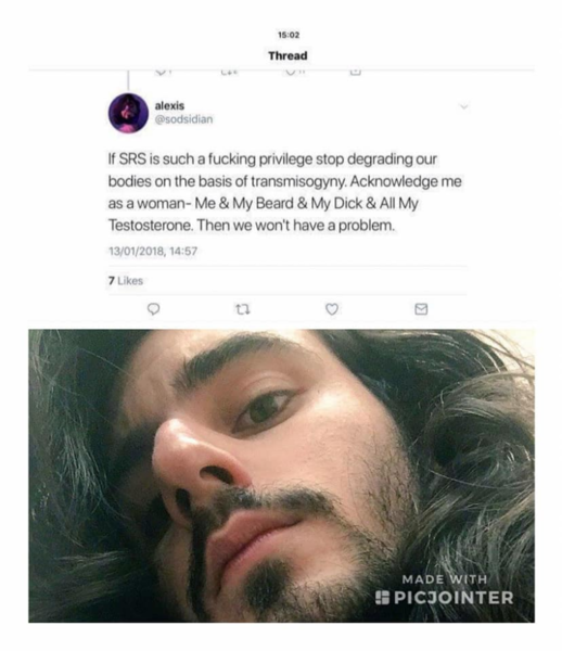 Another man taking a woman's place.....