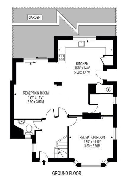 What would you do with this downstairs floorplan?  Extension/knock-through/remodel