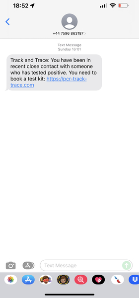 Covid ping - repeated message for same exposure?