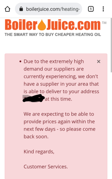 To be terrified about the cost of oil