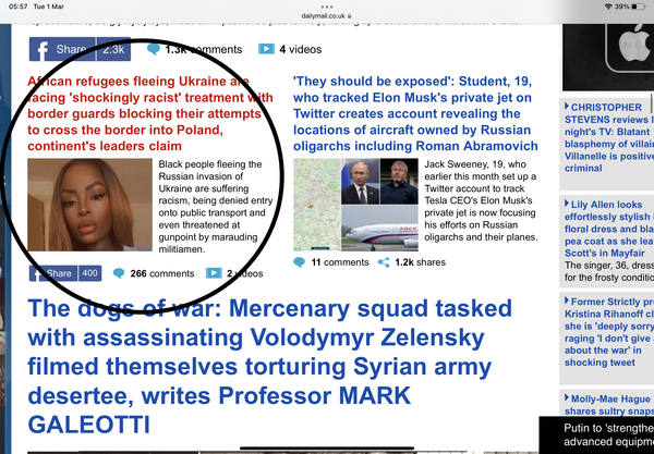 Are we able to discuss the Black students trapped in Ukraine on here?