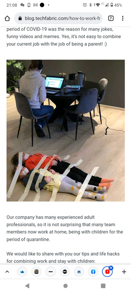 To think if you work from home, you’ll have interruptions
