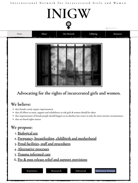 #IWD Global Prison Protests - Keep Prisons Single Sex