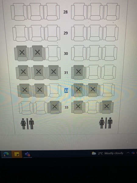 Leaving odd seats empty on planes