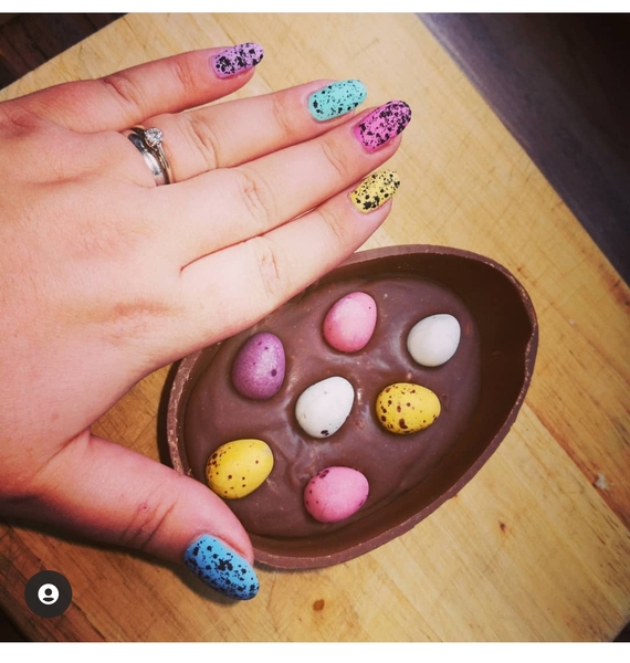 To have Easter nails as a 45 year old professional?! 😀