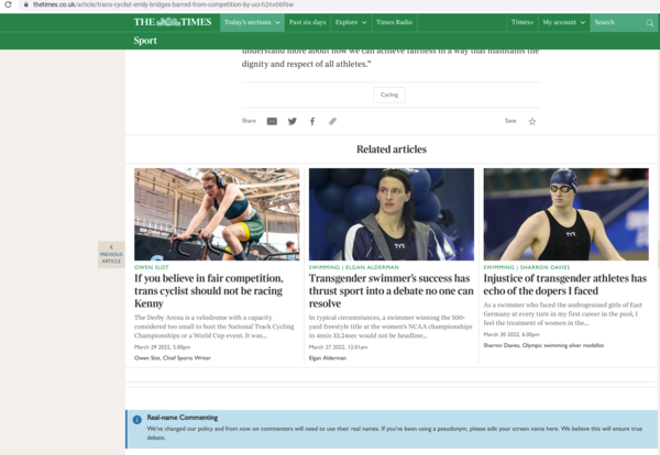 The Times Comments