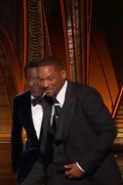 Male violence at the Oscars