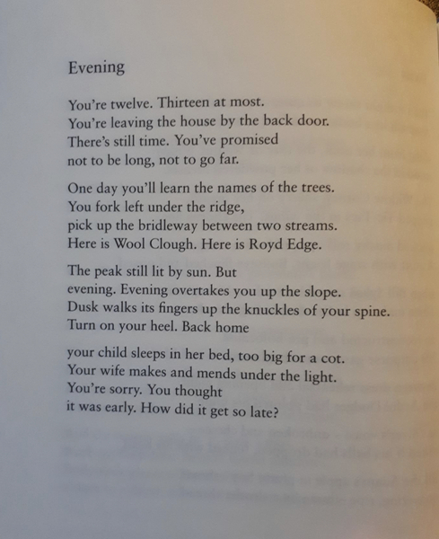 To ask what poem you return to to lift your spirits