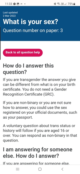 Scotland says put what you like as fact for census