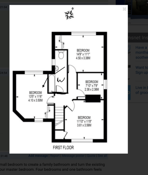 Upstairs floorplan reconfigure - what would you do?