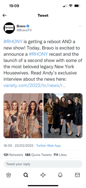 Generic Real Housewives thread. Comments on any franchise welcome.