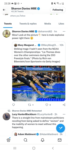 Part 2:  Female swimmers beaten by transgender athlete stage podium protest at ‘unfair’ result (