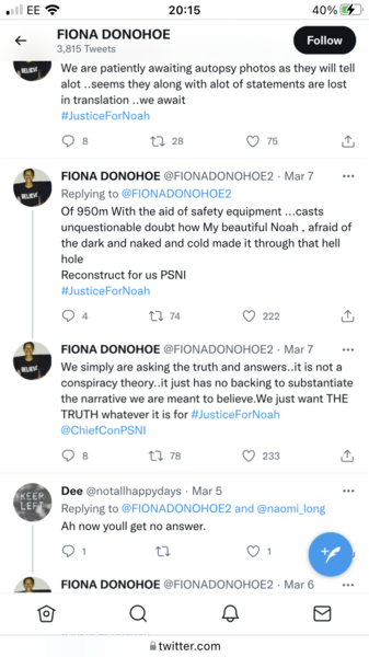 🍀 As it's St Patrick's Day today, can I ask you to spare 5 minutes for Noah Donahoe and his mummy? (TW)