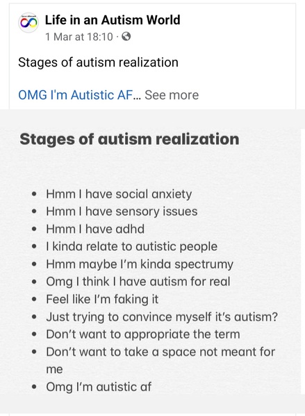 Got diagnosed with ASD this morning but feel like a fake