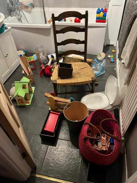 What do your children inexplicably love doing?