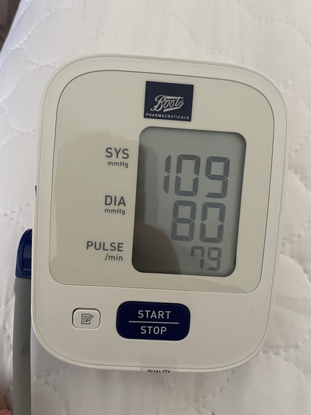 Blood pressure results ? Normal or not ?