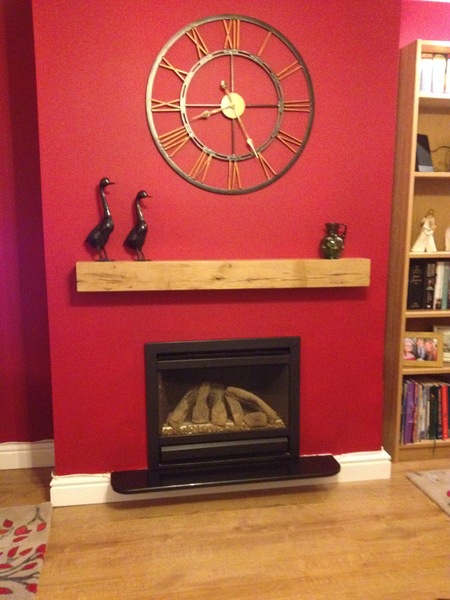 If you have a mantlepiece what do you have on it?