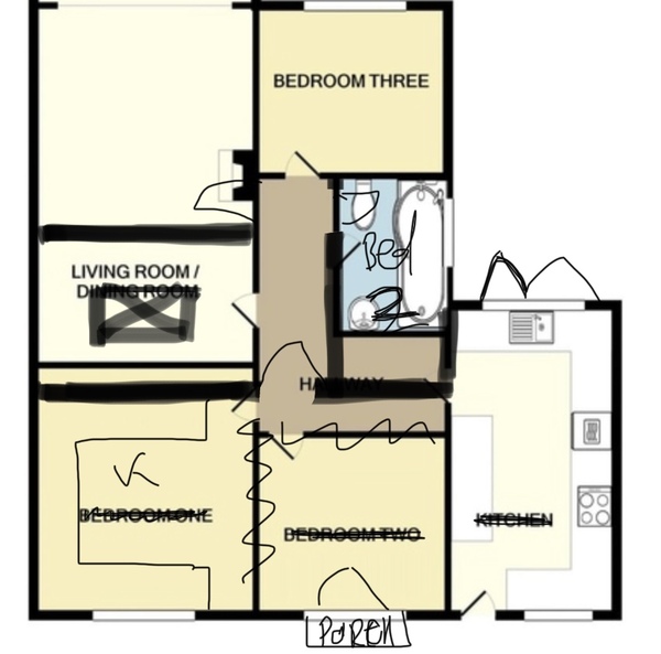 Please offer your ideas to changes of the bungalow layout