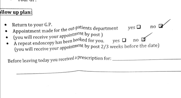 How long does it take for biopsy results from colonoscopy
