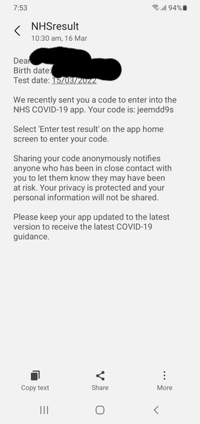 Coved positive ? Please report your test results.