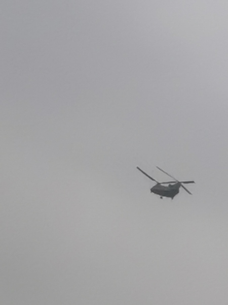 FlightRadar24 - high traffic following invasion