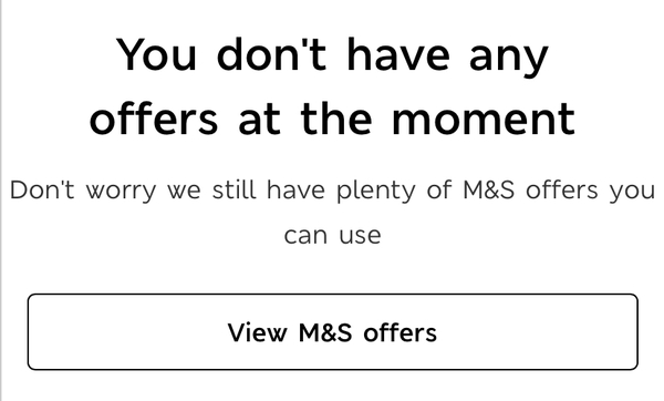 Marks and Sparks again - their latest offers