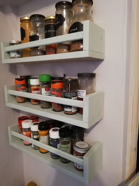 Any ideas as to how to jazz up my spice racks?
