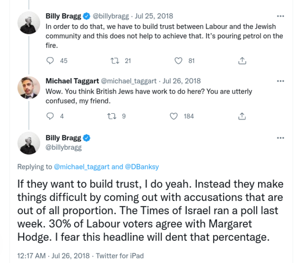 Putin's useful idiot Billy Bragg's take on JKR / GCs