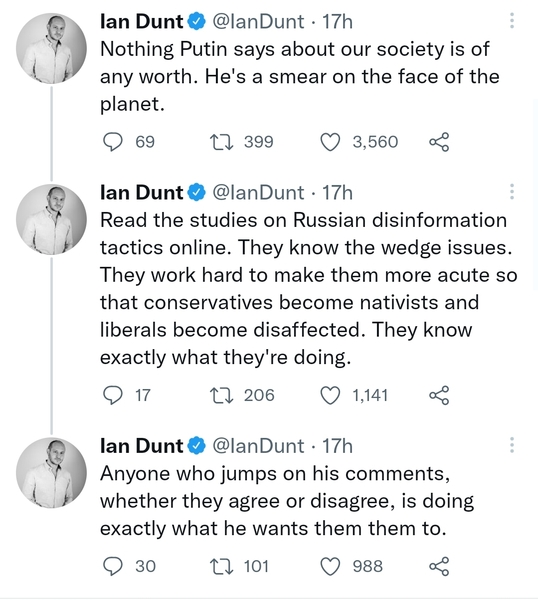 JKR being burned again thanks to Putin