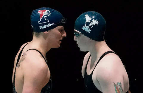 Part 2:  Female swimmers beaten by transgender athlete stage podium protest at ‘unfair’ result (