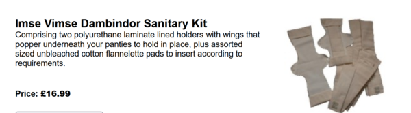 To think that reusable sanitary/incontinence pads are a waste of money