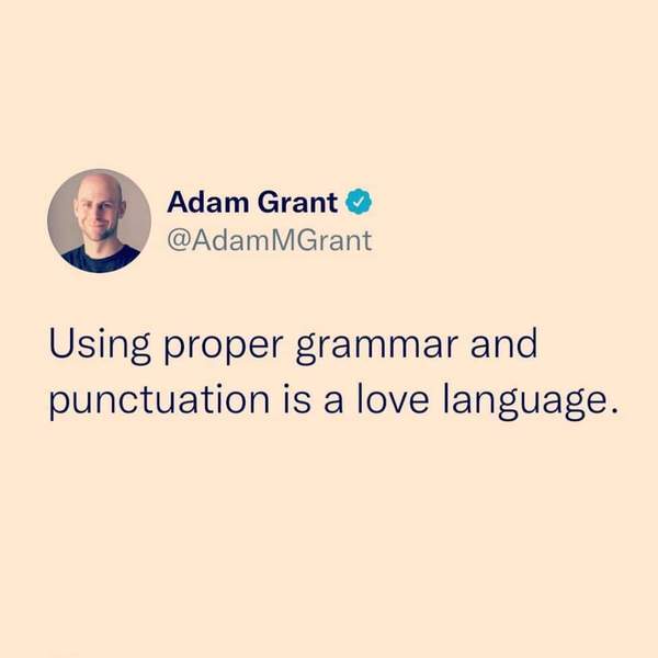To not understand why people correct spelling