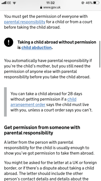 Reminder: If you are travelling abroad with your kids and have a different surname to them, take a birth certificate to prove you’re related.