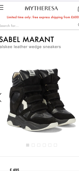 I just discovered Isabel Marant sneakers...