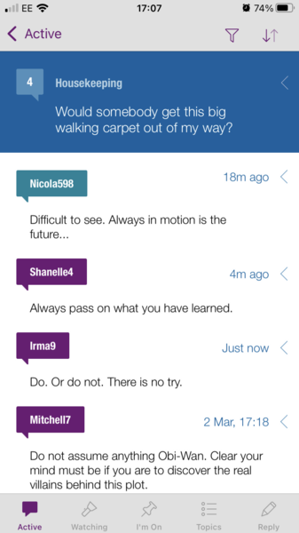 Can’t login on the app.