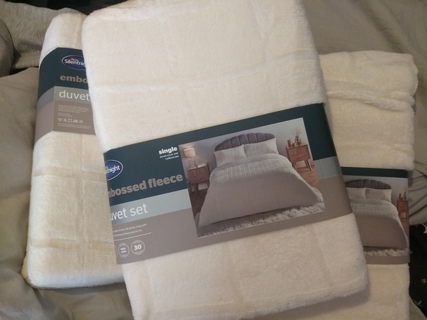 Bargain fleecy bedding in Tesco today