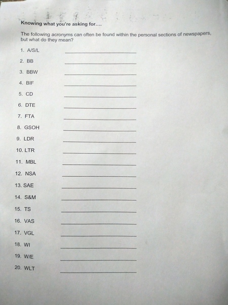 Everyone likes a quiz right...?