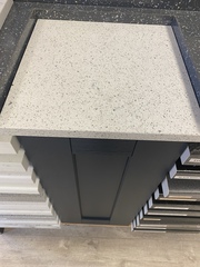 Worktop to match navy kitchen