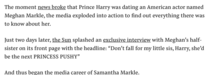 She was very much loved and supported by Britain, apparently