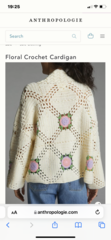 Crochet cardi.