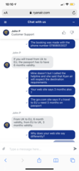 Anyone flown with Ryanair with 5 months on passport