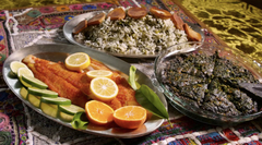 Ok we have: sabzeh, senjed, sib, seer, samanu, serkeh, and sumac…