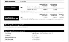 To ask another energy question? Re usage in kWh.