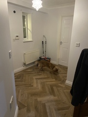 Wide plank or Herringbone