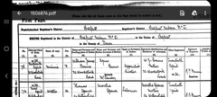 Help decipher writing old baptism certificate