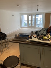 Off plan - narrow living area?