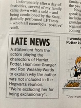 Emma Watson's dig at JKR